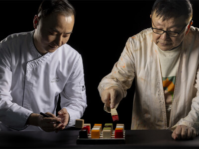 艺术家倪志琪与甜品师Luke