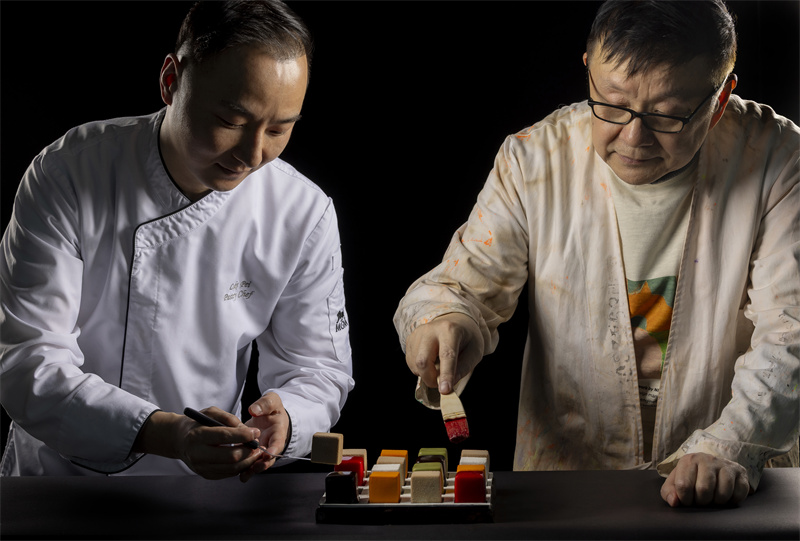 艺术家倪志琪与甜品师Luke