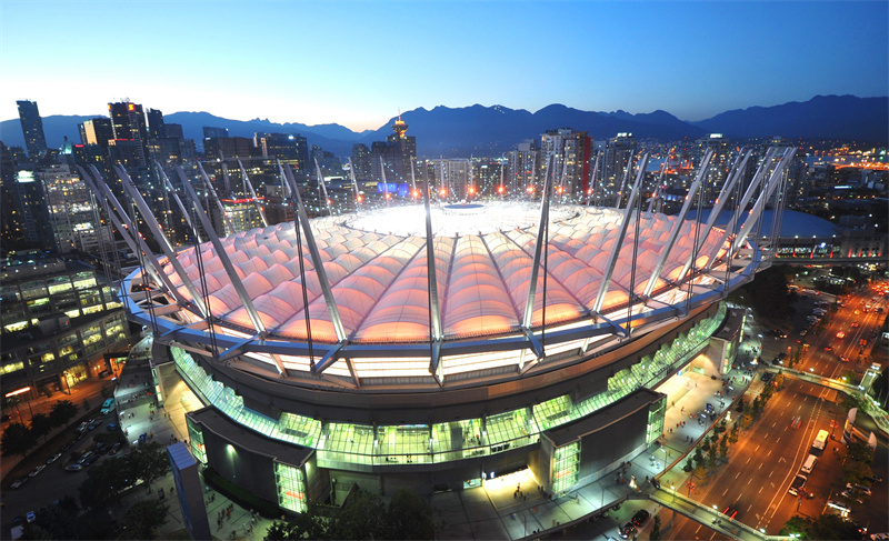 2026世界杯举办场馆之一：BC省体育场 © Destination Vancouver, BC Place