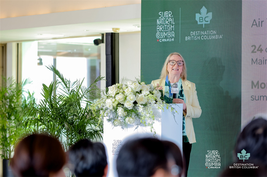 加拿大BC省旅游局副总裁Maya Lange美雅兰女士 ©Destination BC