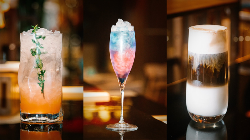 长沙梅溪湖金茂豪华精选酒店桃园鸡尾酒