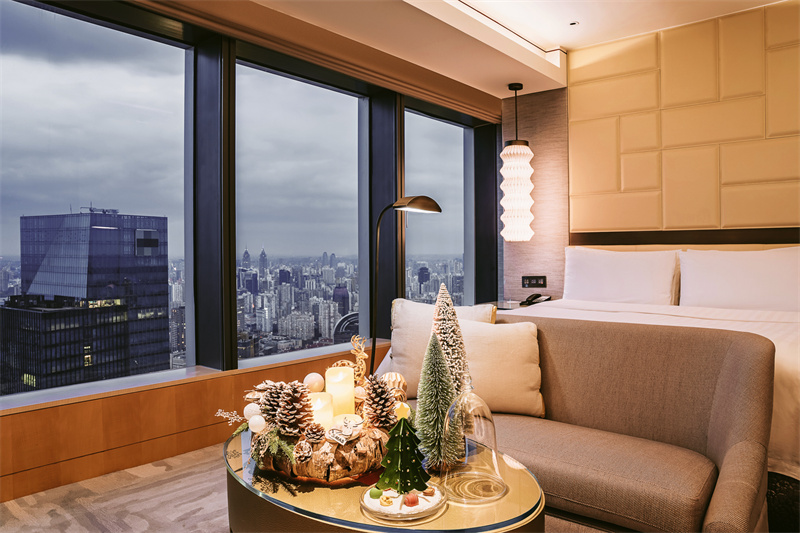 上海静安香格里拉节日欢庆客房 Jing An Shangri-La, Shanghai Enchanted Wonders Room